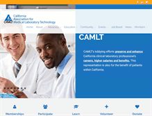 Tablet Screenshot of camlt.org